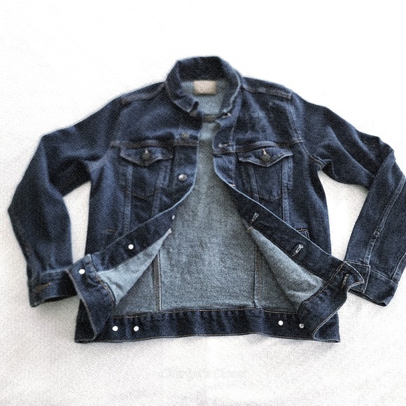 Jackets & Blazers - Womens Skull Graphic Indigo Wash Denim Jacket S Festival‎ Grunge Layering Basics